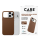 PanzerGlass CARE™ Solo Vegan Leather iPhone 18 Pro Max /17 Pro Max Brown - 1604023 - zdjęcie 3